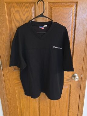 Champion Black Short Sleeve Shirt